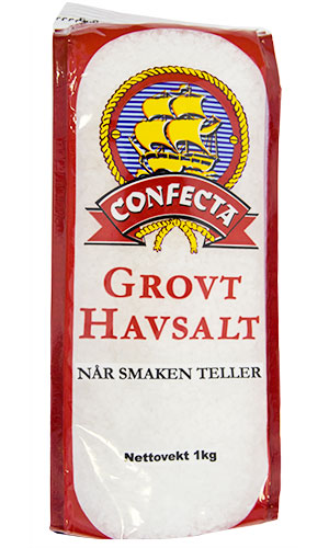 Confecta Grovt Havsalt